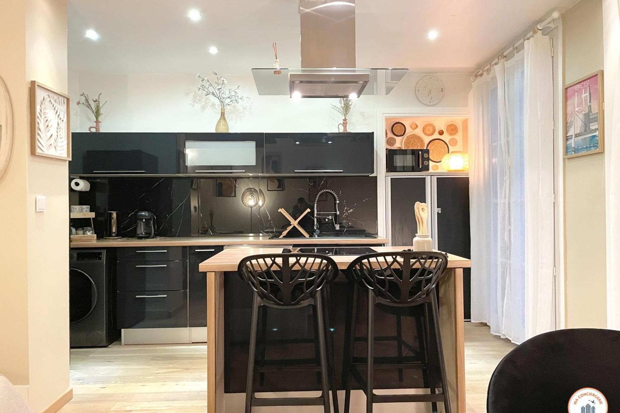 Bienvenue Au Chillou - Parking - Terrasse Apartment Le Havre Luaran gambar